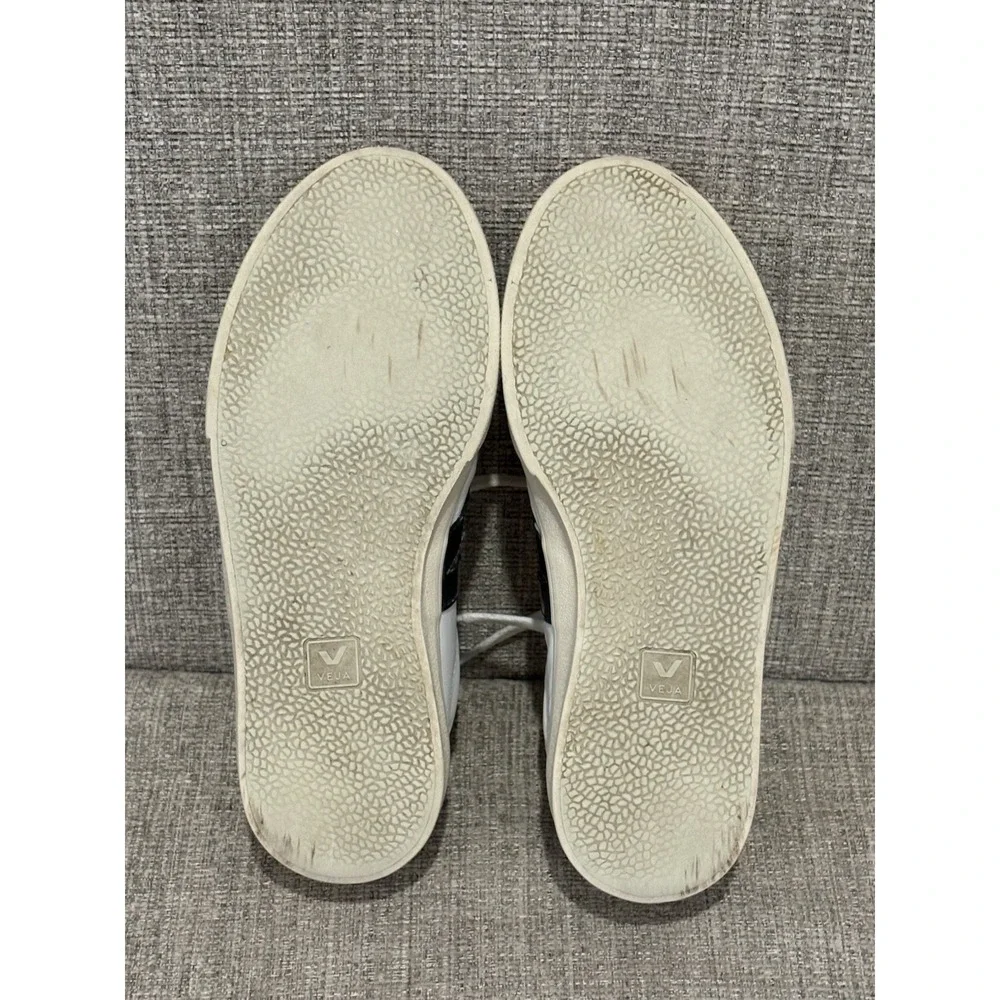 Veja Esplar Leather Sneakers White/Black Sz 10